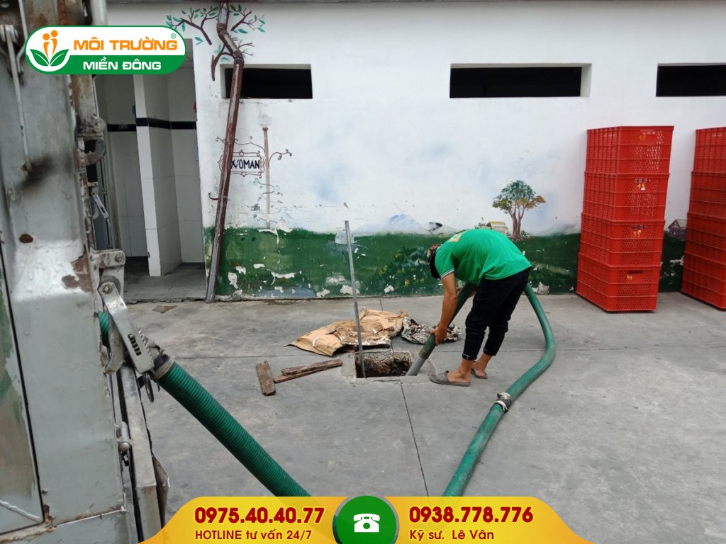 Dịch vụ hút bể phốt bệnh viện
