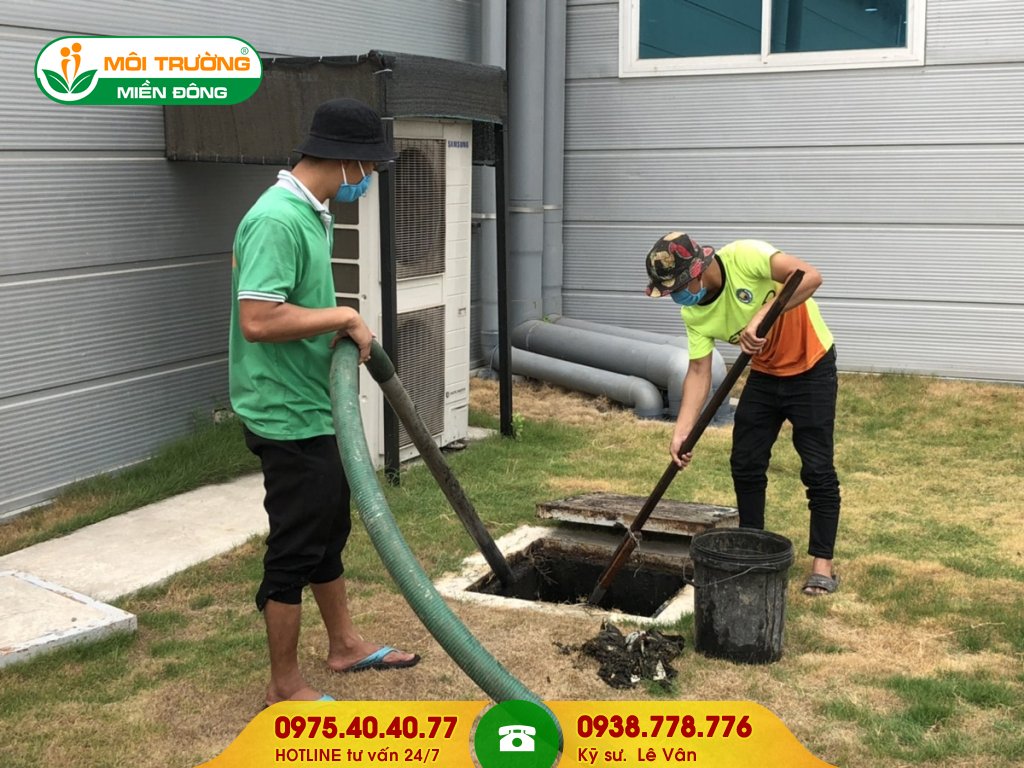 Dịch vụ hút bể phốt công ty