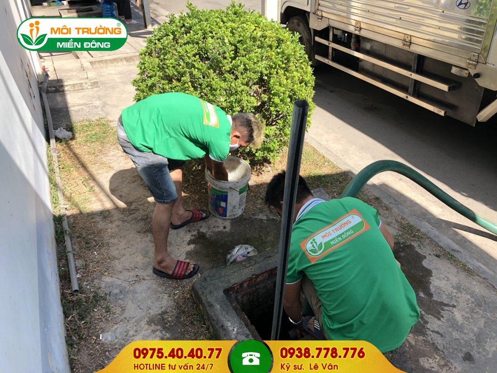 Dịch vụ hút bể phốt nhà nghỉ
