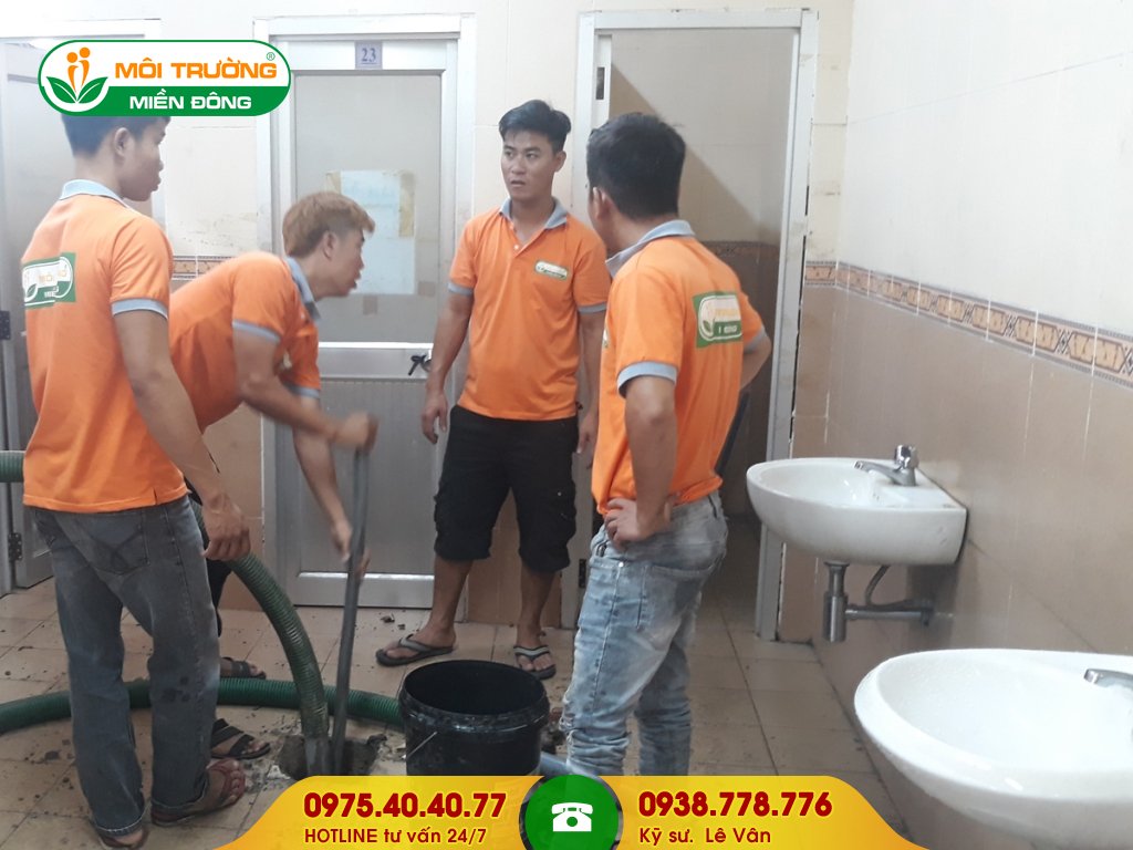 Dịch vụ hút hầm cầu quán ăn
