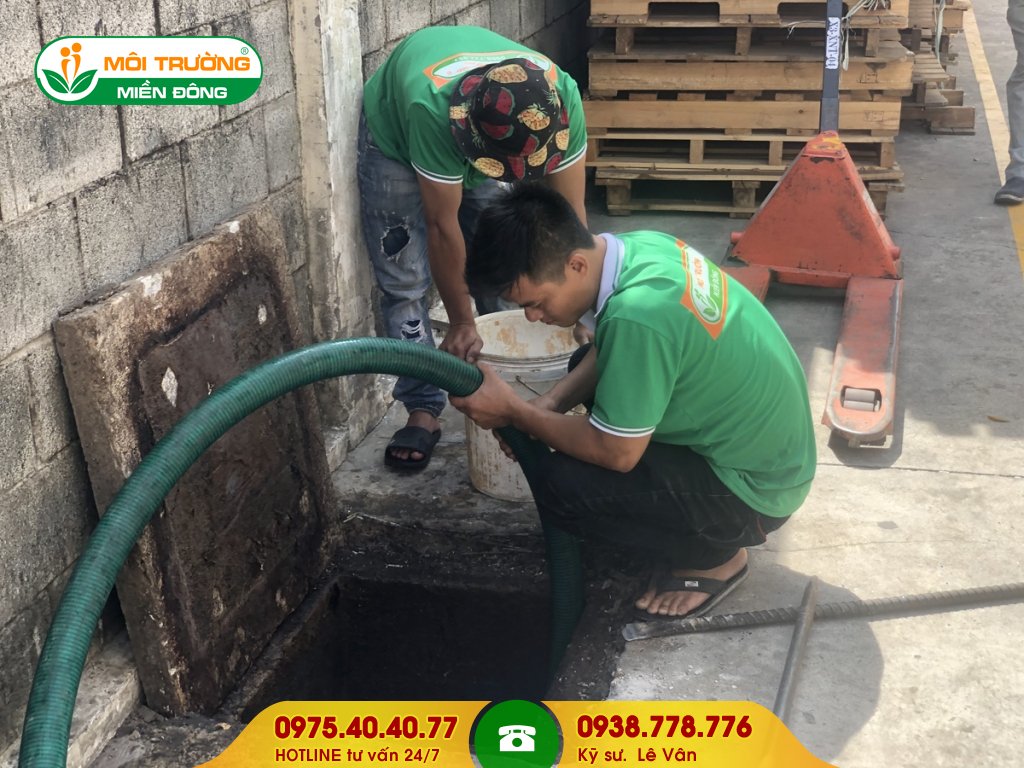 Dịch vụ hút hầm vệ sinh khu công nghiệp