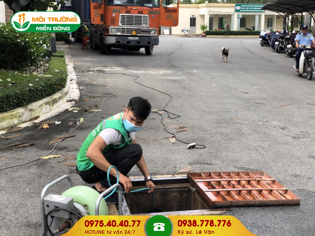 Dịch vụ vệ sinh đường ống thoát nước thải