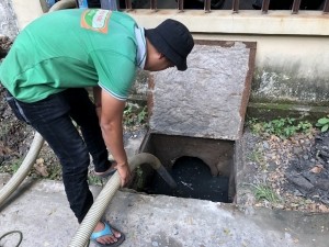 Nạo vét hố ga nhà hàng