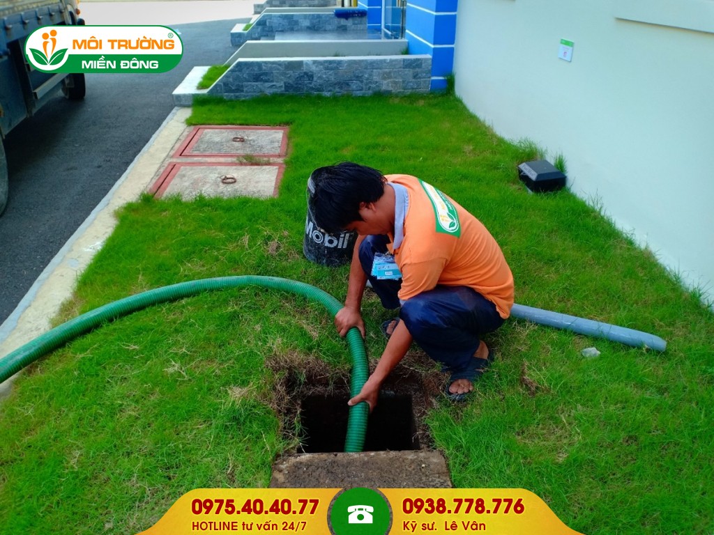 Hút hầm cầu cụm công nghiệp