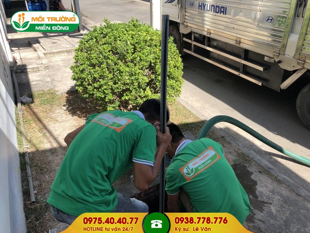 Hút bể phốt nhà nghỉ