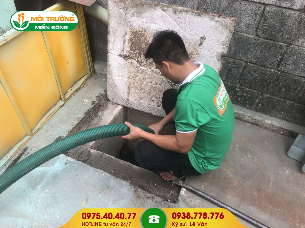 Hút bể phốt khách sạn
