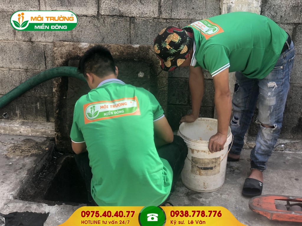 Hút bể phốt quán bar
