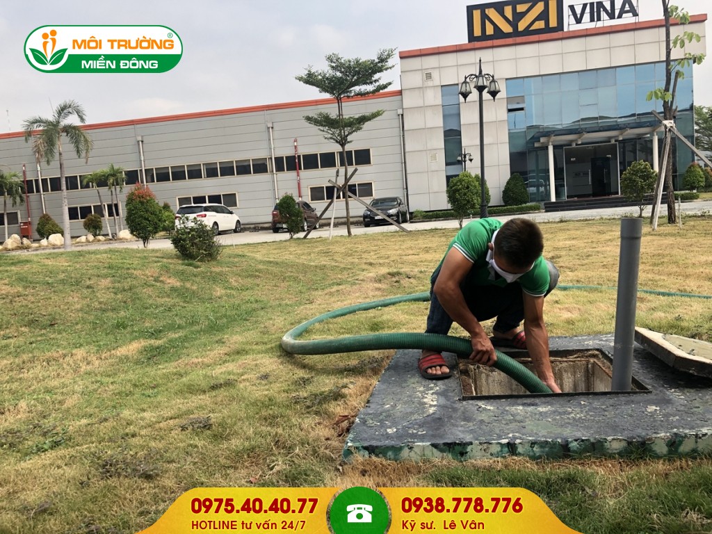 Hút bể phốt nhà xưởng