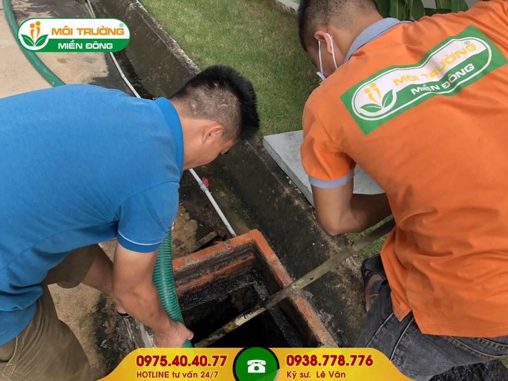 Hút hầm cầu khu dân cư