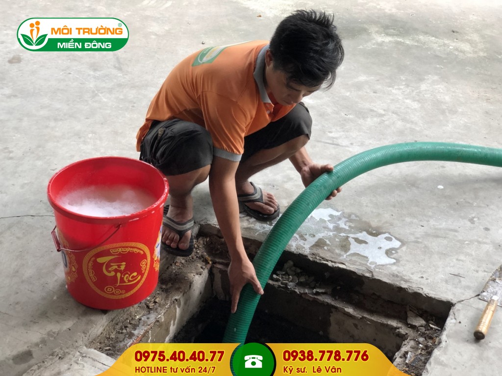 Hút hầm cầu nhà hàng